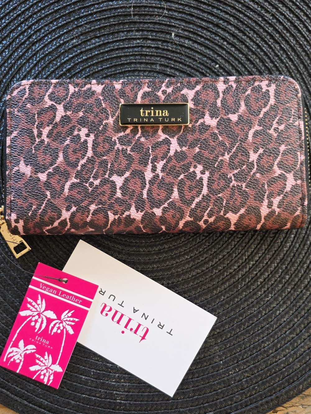 New TR7NA TURK animal print wallet